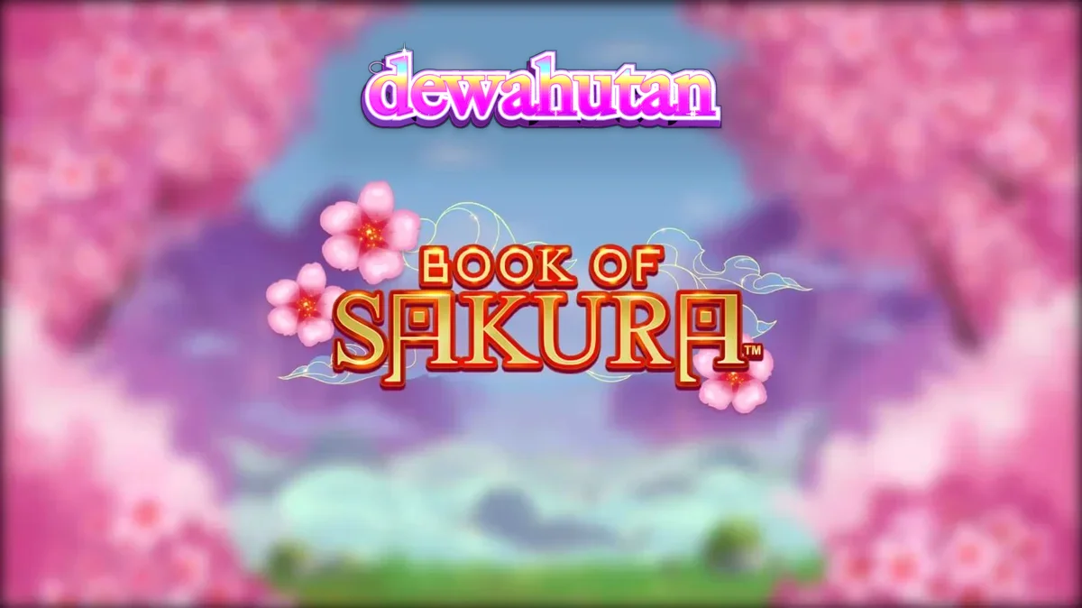 Pemandangan indah bunga sakura dalam permainan Book of Sakura